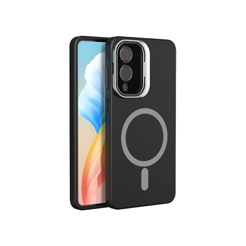 Liquid Silicone Magnetic Kickstand Case For Samsung S25 / S25 Edge