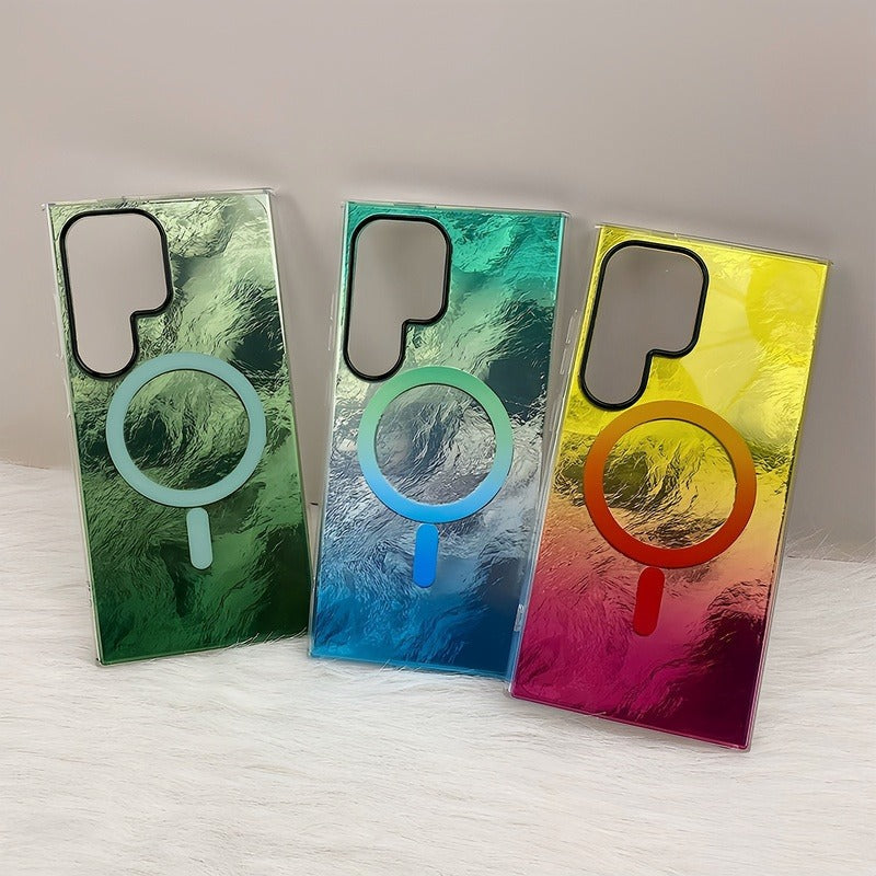 Glacier Shine Magnetic Case for Samsung S25 Edge