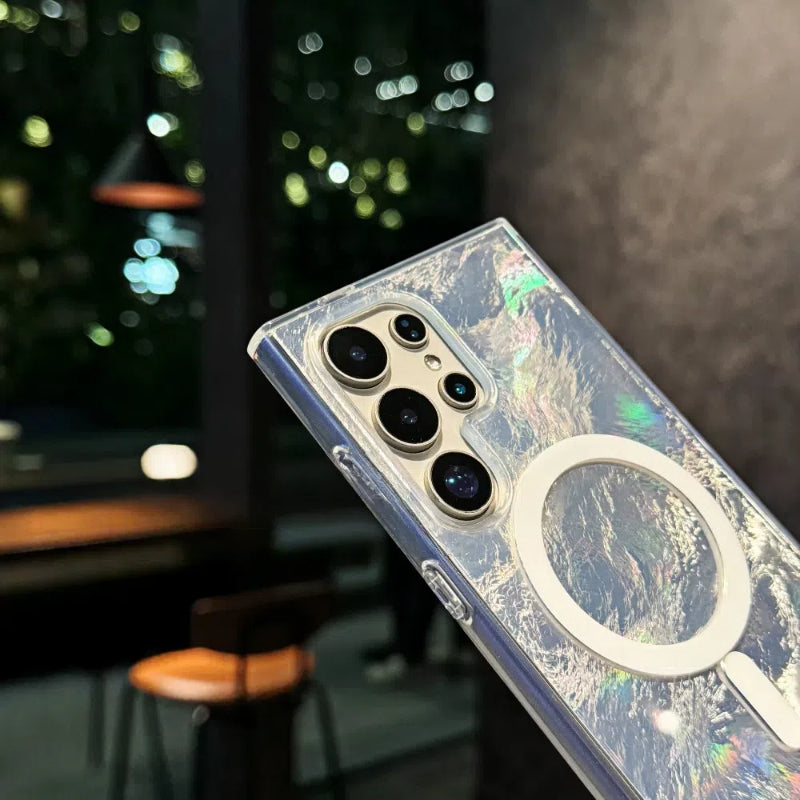 Glacier Shine Magnetic Case for Samsung S25 Edge